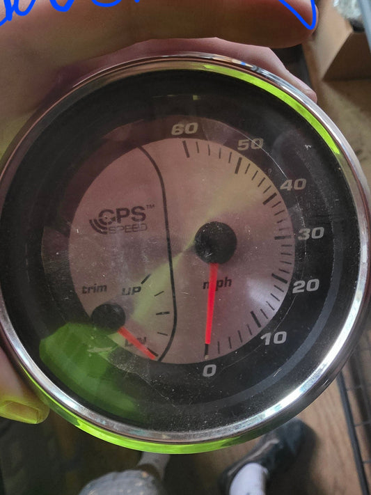 Speedometer and trim gauge